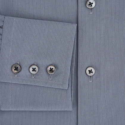 SHIRTS NEW TF KENT CLR 3BC GRAY/NAVY STRIPE Image 3