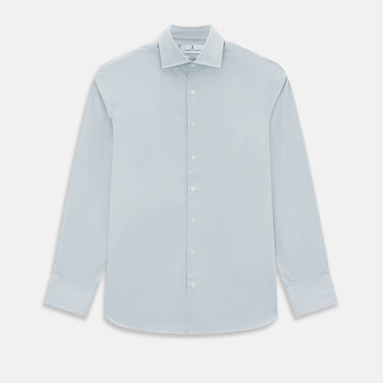 Steel Grey Ripple Double Pinstripe Belgravia Shirt