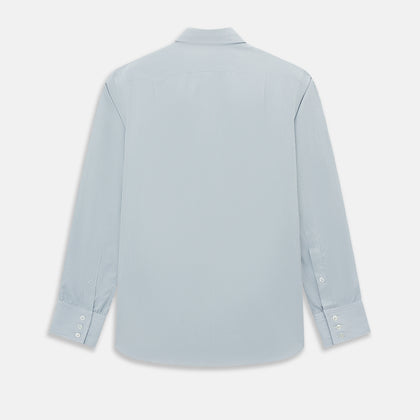 Steel Grey Ripple Double Pinstripe Belgravia Shirt Image 2