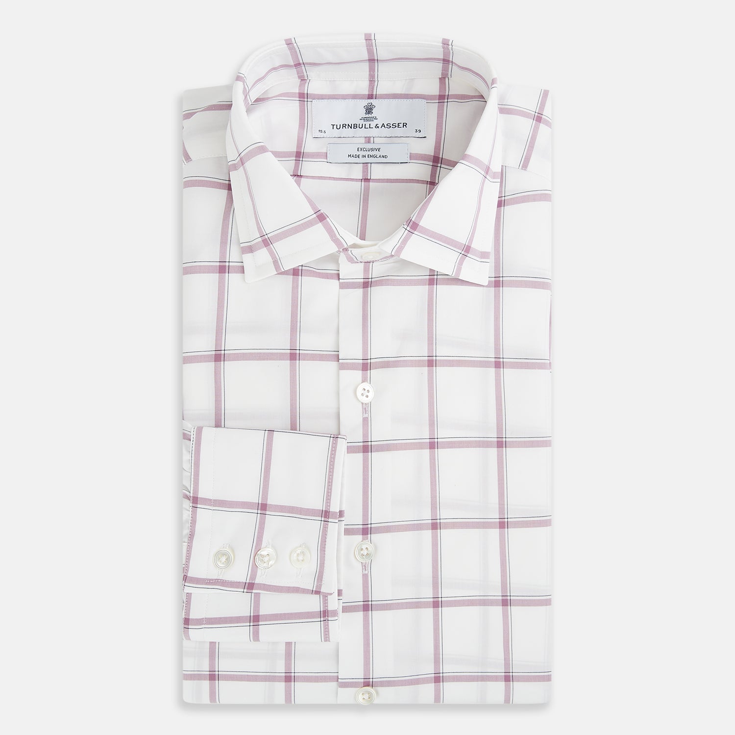 View 2 of product PINK LARGE CHECK SHIRT 14.5