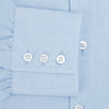 Tailored Fit Blue Cotton Cashmere Belgravia Shirt