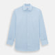 Tailored Fit Blue Cotton Cashmere Belgravia Shirt