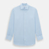 Tailored Fit Blue Cotton Cashmere Belgravia Shirt