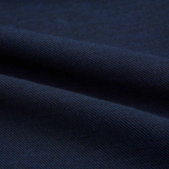 Tailored Fit Navy Cotton Cashmere Belgravia Shirt Image 5