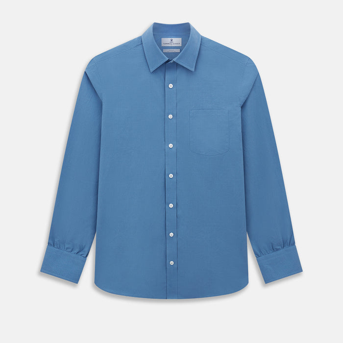 SHIRTS WF DERBY COLLAR 1BC 1PKT COLNY BLU/ NVY CHK