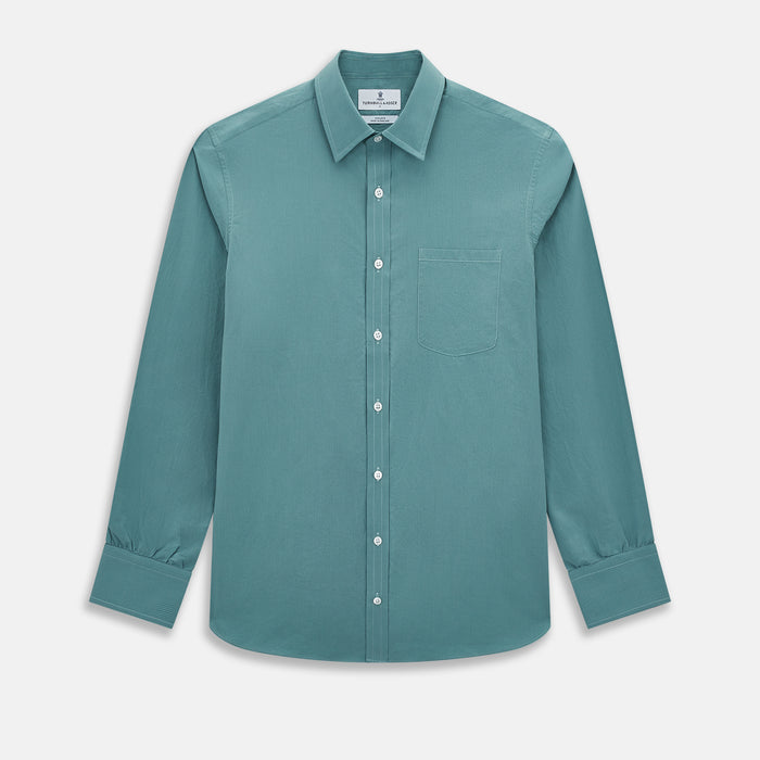 Sage Pinstripe Richmond Shirt