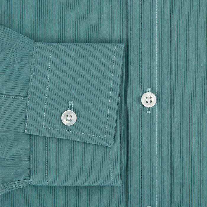Sage Pinstripe Richmond Shirt Image 3