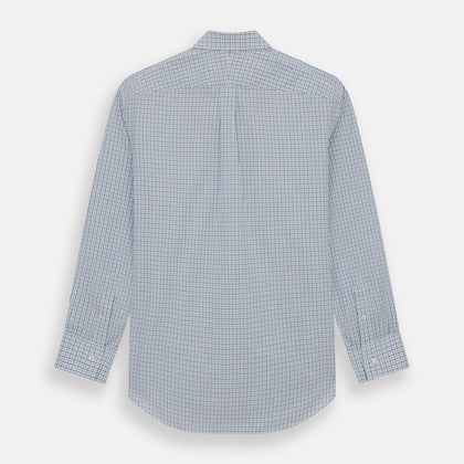 Blue Double Graph Check Richmond Shirt Image 4