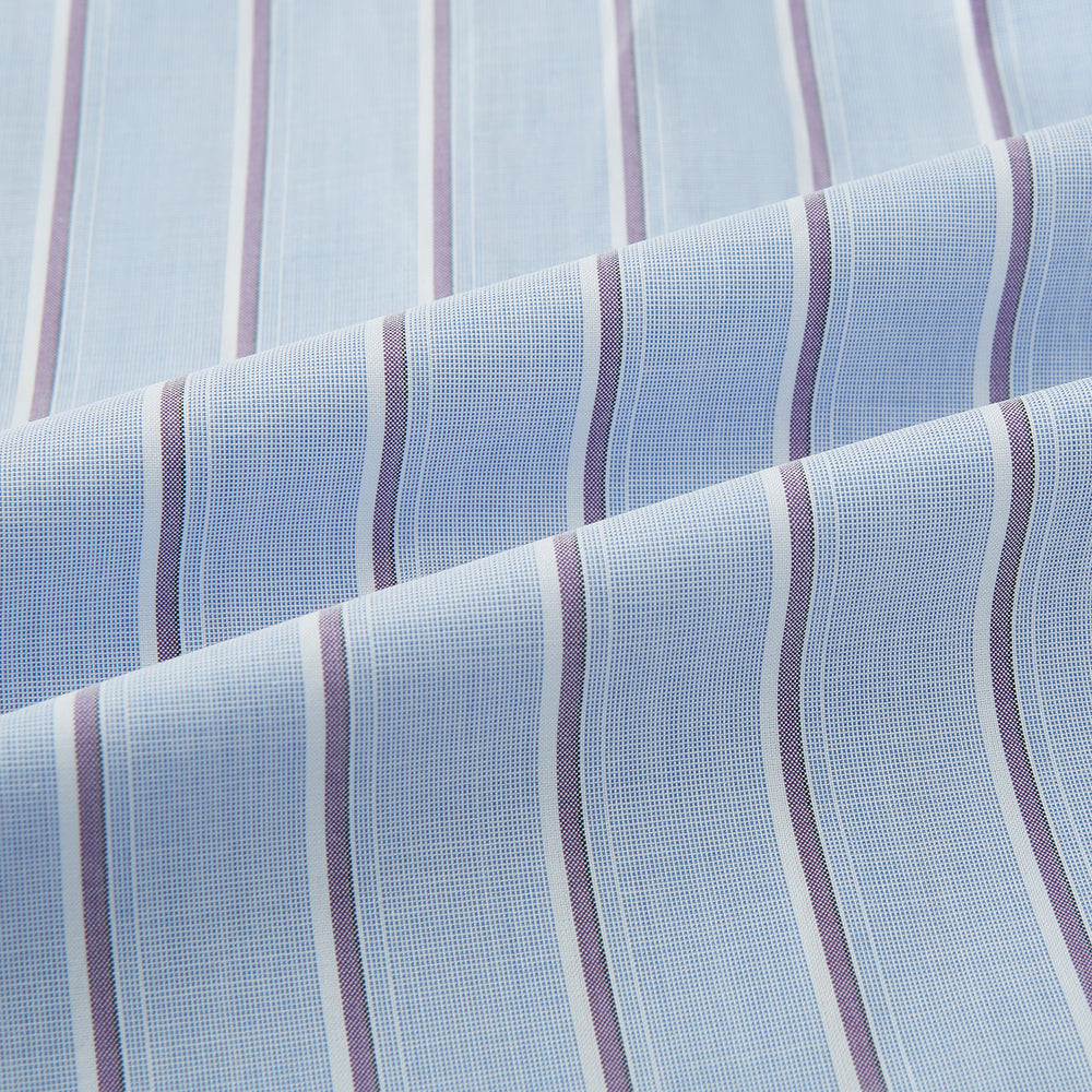 Navy and Purple Multi-Stripe Richmond Shirt XXL
