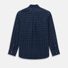 View 3 of product Navy and White Shadow Check Richmond Shirt L
