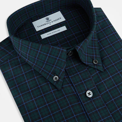 Modern Black Watch Tartan Richmond Shirt Image 1