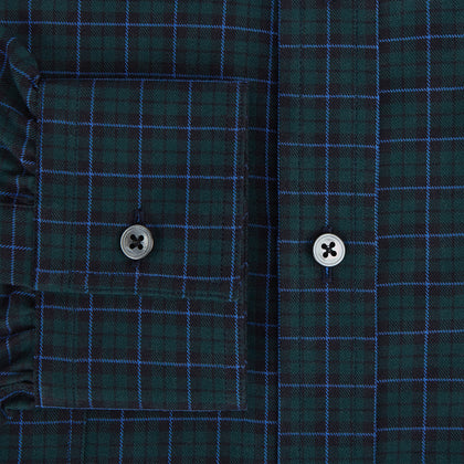 Modern Black Watch Tartan Richmond Shirt Image 3