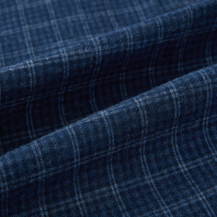 Indigo Tonal Windowpane Richmond Shirt Image 5