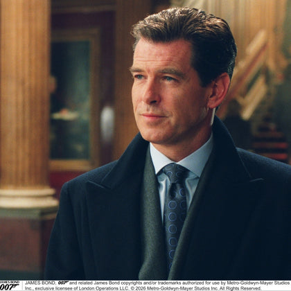 Die Another Day Circle Silk Tie As Seen On James Bond Image 1