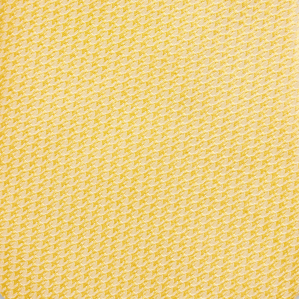 Yellow Lace Silk Tie