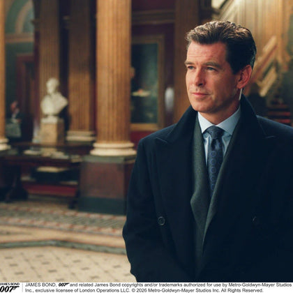 Die Another Day Circle Silk Tie As Seen On James Bond Image 1