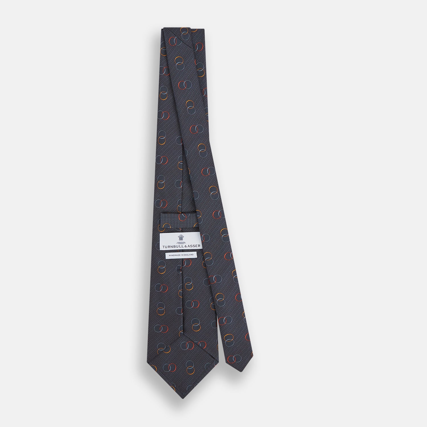 Navy Links Silk Tie