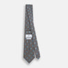 Blue and Gold Silk Tie