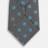 Blue and Gold Silk Tie