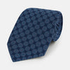 View 1 of product TIES 9.5CM MULTI CIRCLS PRINTED SILK SUPER DRK NVY OS