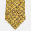 View 3 of product TIES 9.5CM FLORAL JIGSAW PRINTED SILK BANANA OS
