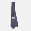 View 4 of product TIES 9.5CM LOZENGE PATTERNED PRINTED SILK PURPLE OS