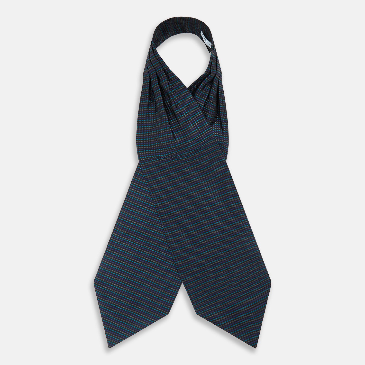 Navy Multi Silk Cravat