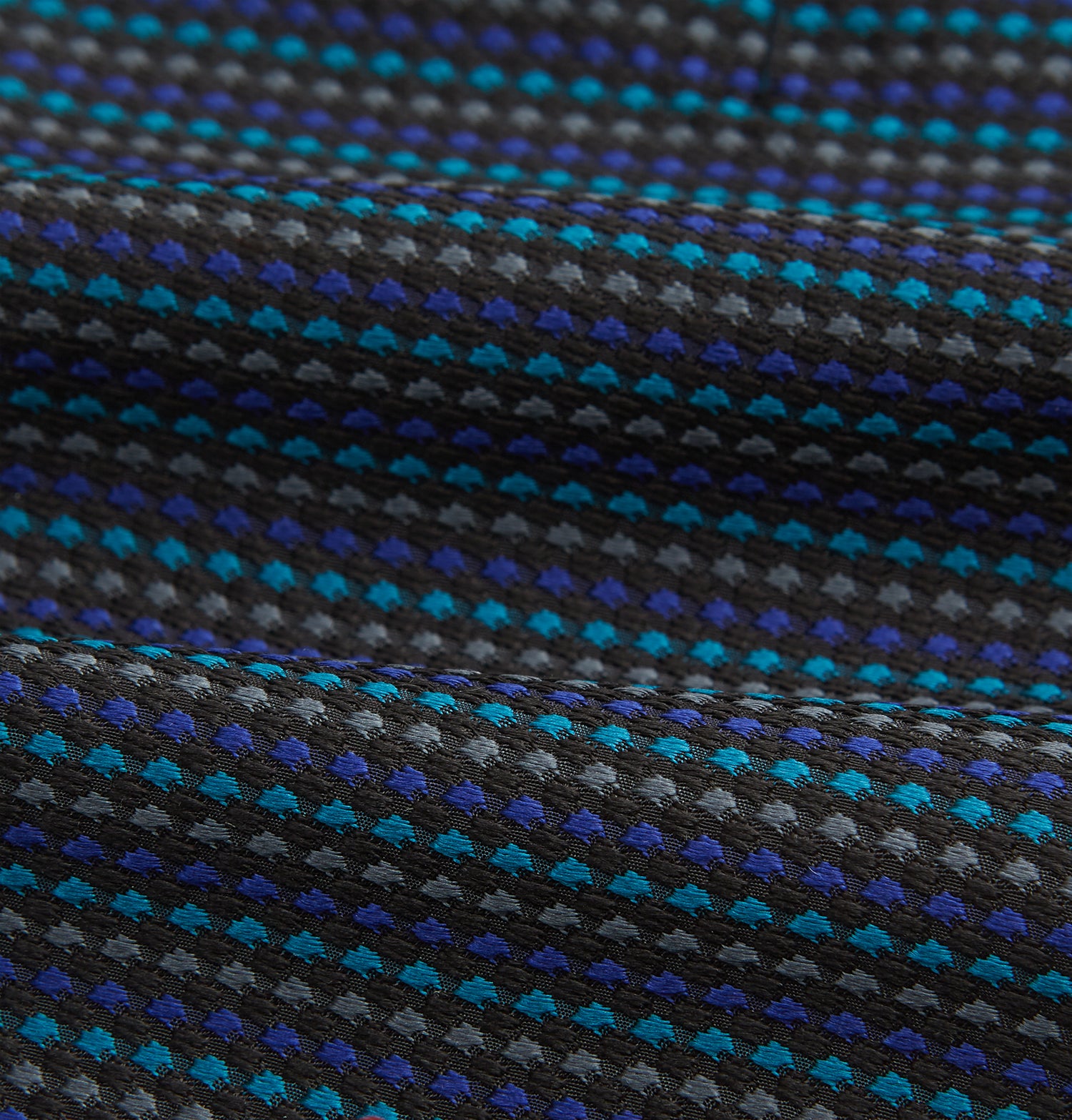Navy Multi Silk Cravat
