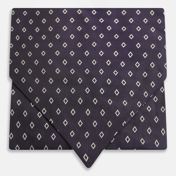 Blue Diamond Silk Cravat