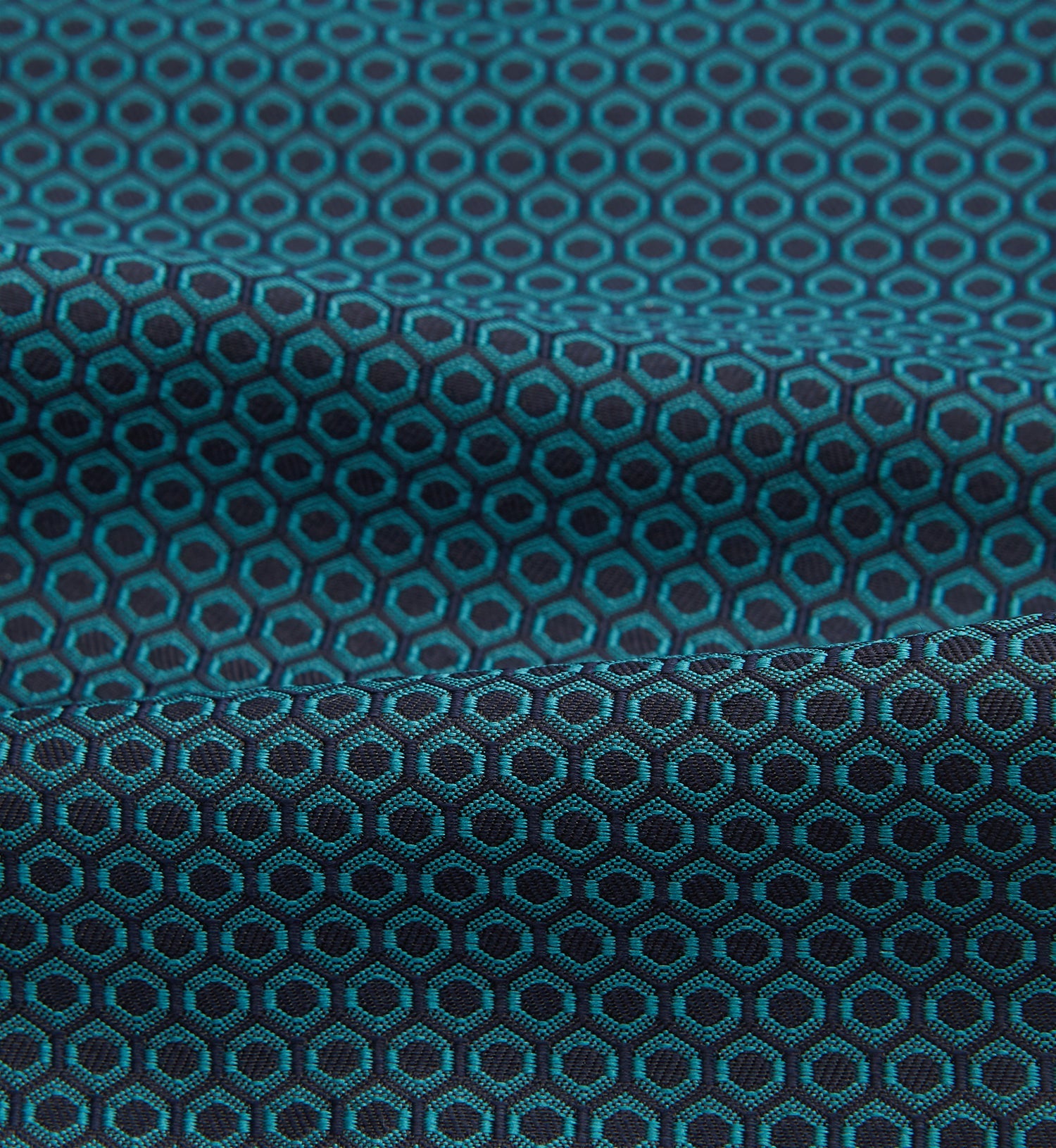 Image 4 of product Turquoise Micro Hexagon Cravat