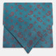 Teal Paisley Silk Cravat