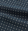 Navy Micro Dot Silk Cravat