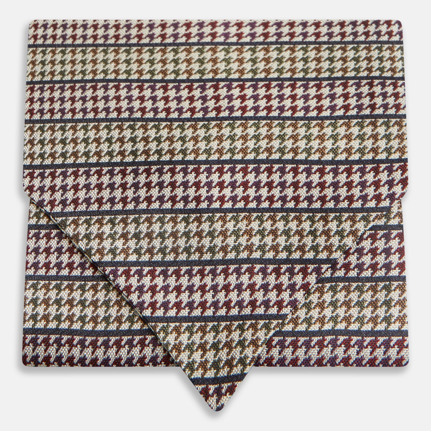 Image 1 of product Brown Puppytooth Silk Cravat