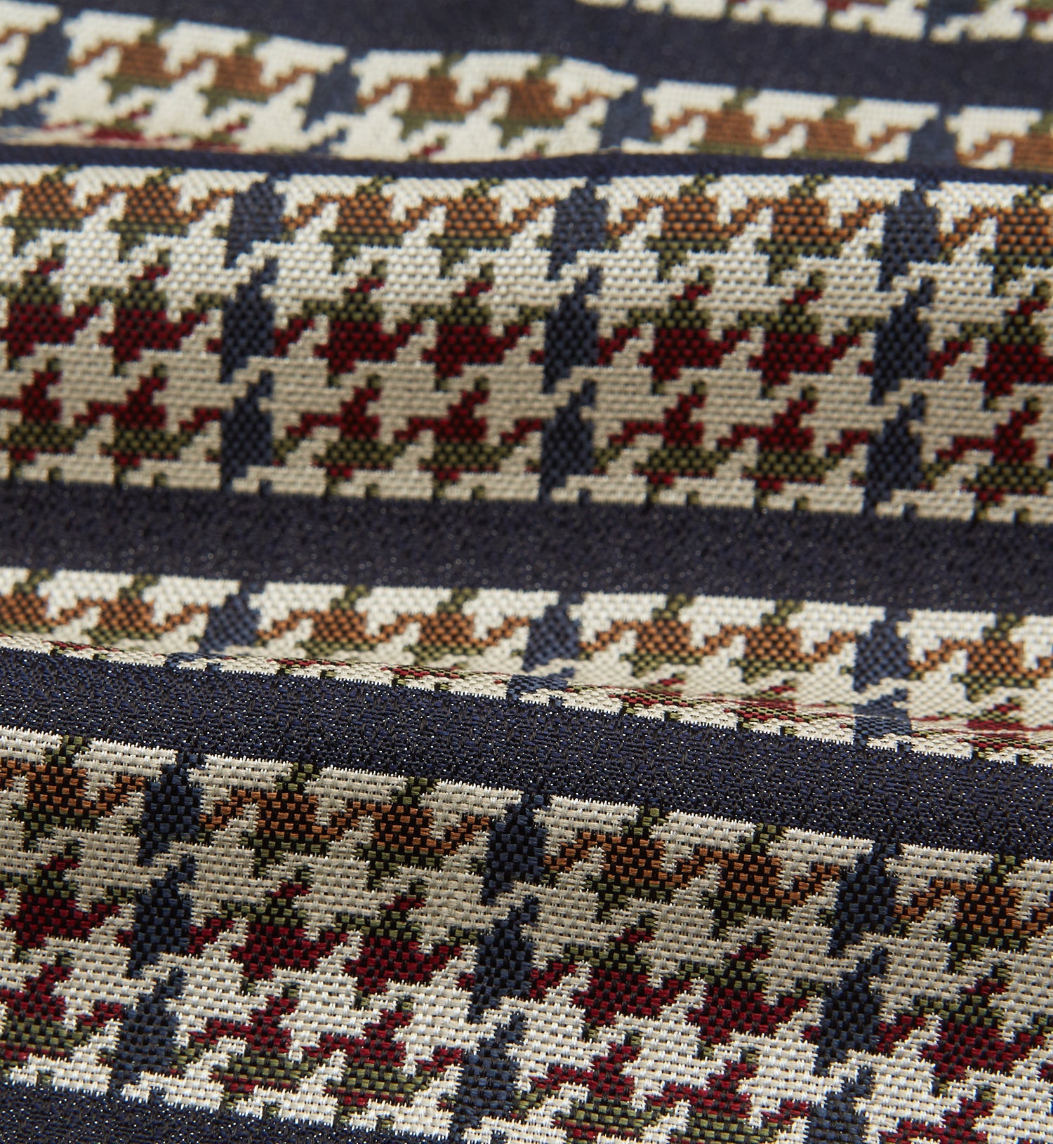 Image 4 of product Brown Houndstooth Silk Cravat