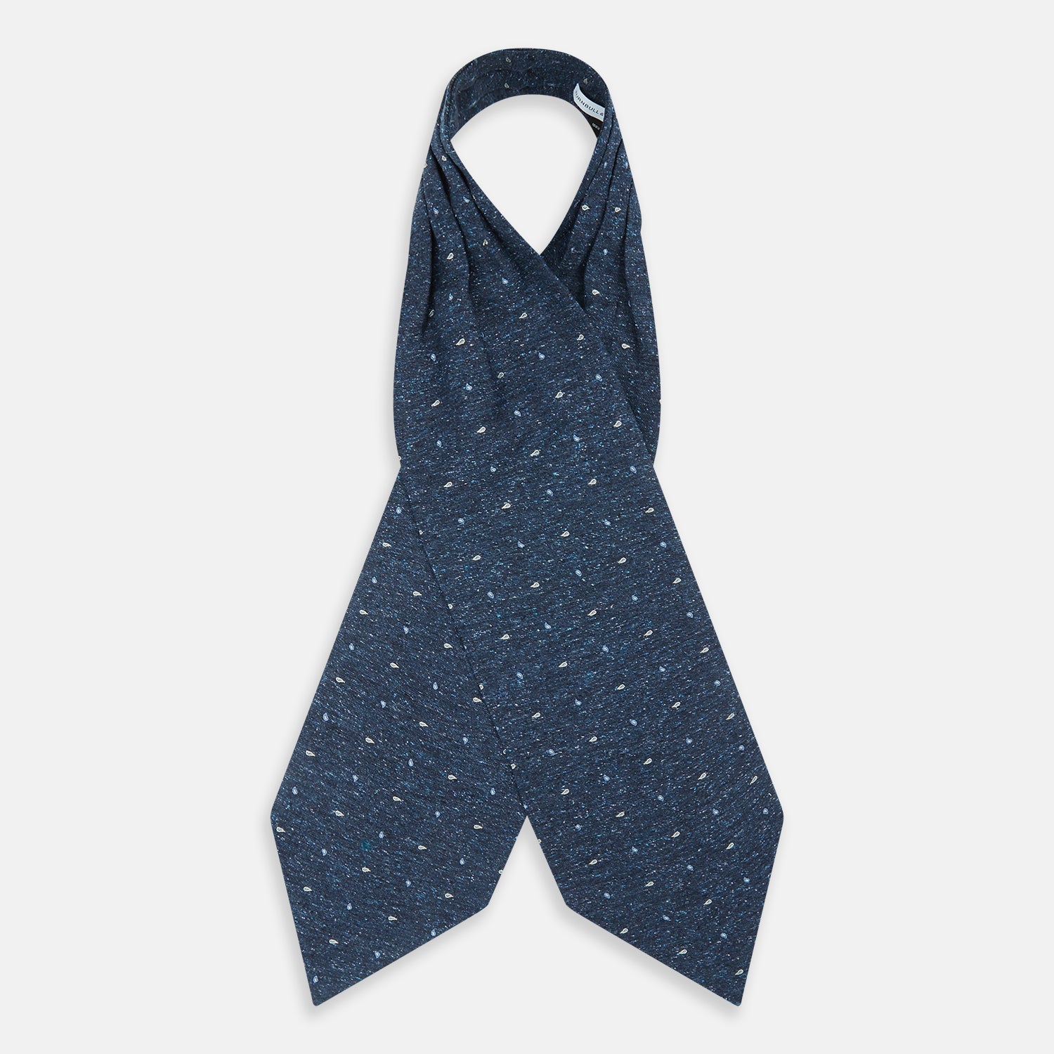 Image 2 of product Navy Micro Paisley Silk Cravat