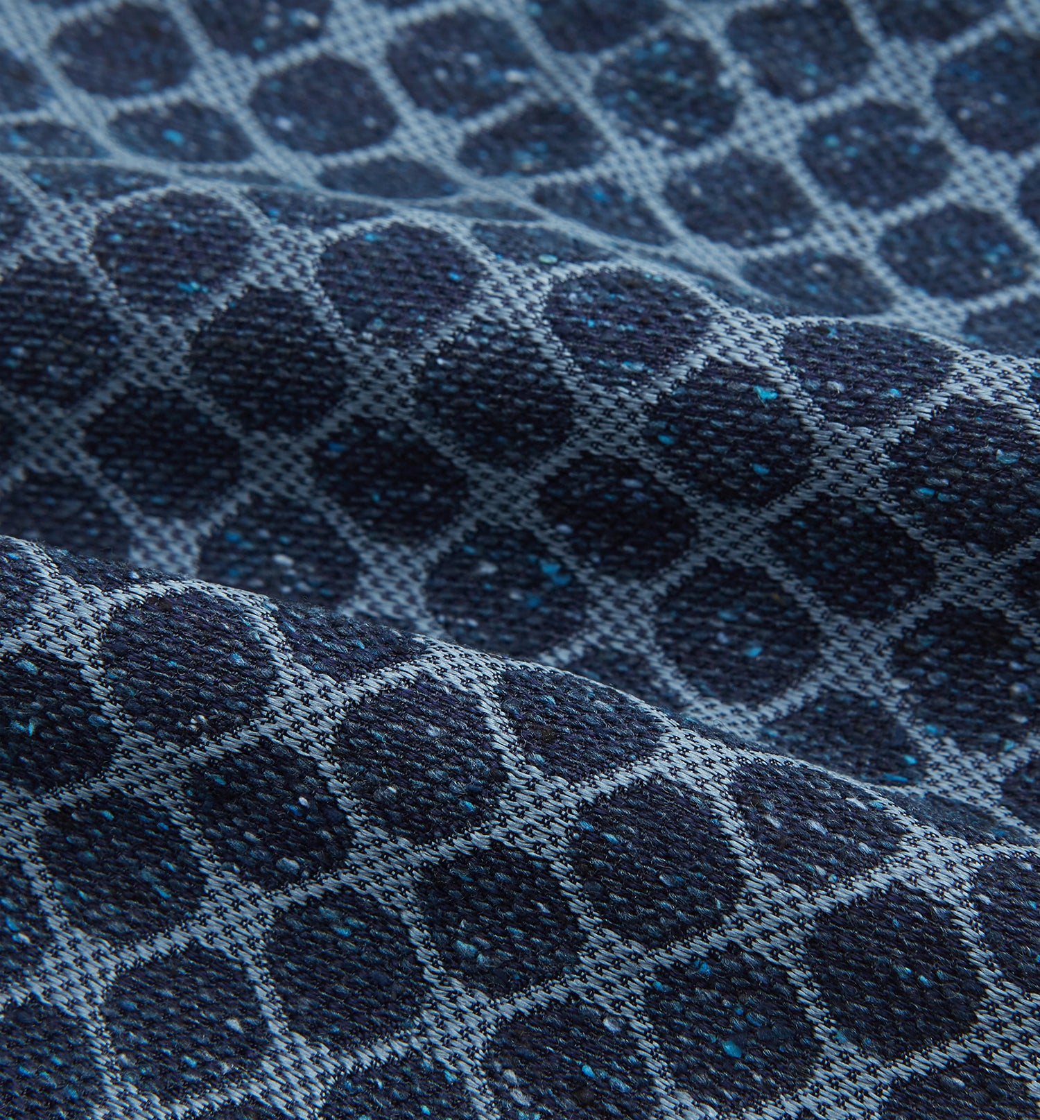 Navy Grid Silk Cravat – Turnbull & Asser