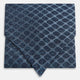 Navy Grid Silk Cravat