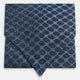 Navy Grid Silk Cravat