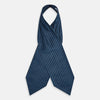 View 2 of product TIES ASCOTS STR AND DOT PRINTED SILK CHARCOAL OS