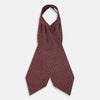 View 2 of product TIES ASCOTS GEOMETRIC RECTANGLES PRINTED SILK RED OS