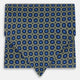 TIES ASCOTS CIRC AND SQU PRNTD SILK SUPER DARK NAV OS