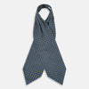View 2 of product TIES ASCOTS CIRC AND SQU PRNTD SILK SUPER DARK NAV OS