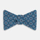 TIES BOWS MLTI CRCLE RINGS PRINTED SILK CHARCOAL OS