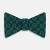 View 1 of product TIES BOWS MLTI CRCLE RINGS PRNTD SILK FOREST GREEN OS