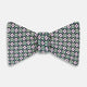 TIES BOWS GEOMETRIC MEDALLION PRINTED SILK KELLY OS