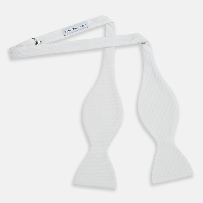 White Marcella Bow Tie Image 1