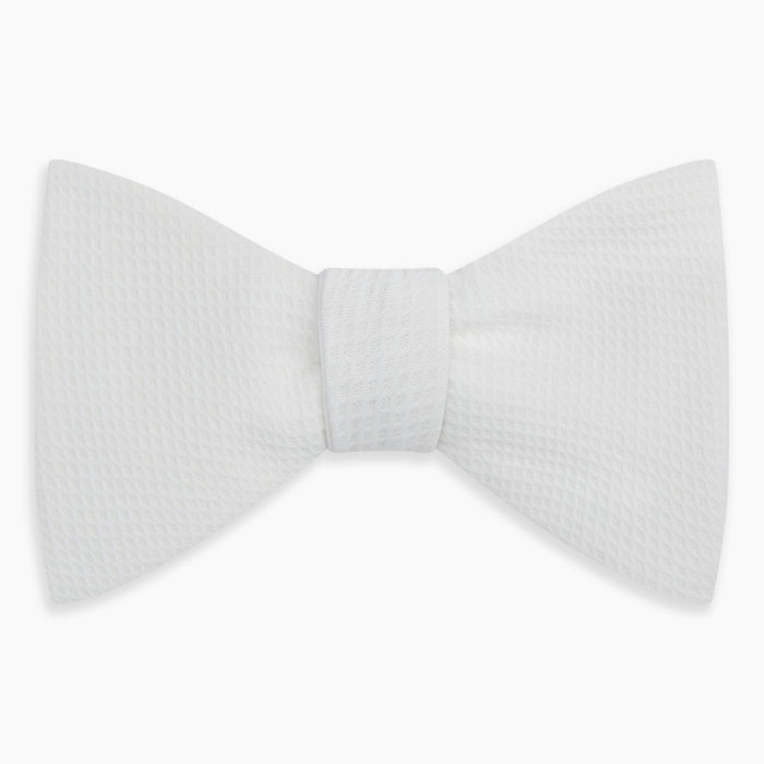 White Marcella Bow Tie Image 3