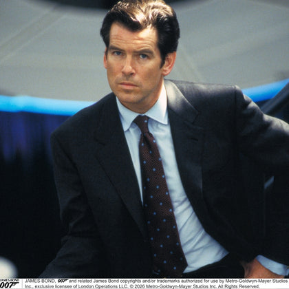 Tomorrow Never Dies Seven-Fold Silk Tie As Seen on James Bond Image 1