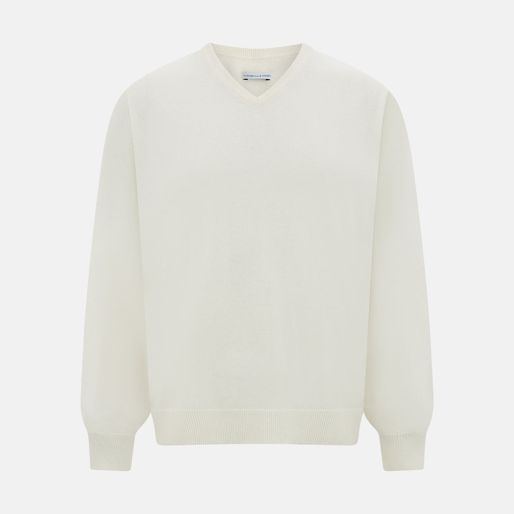 Ivory cashmere jumper best sale