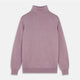 Lilac Heather Aubrey Cashmere Roll Neck Jumper